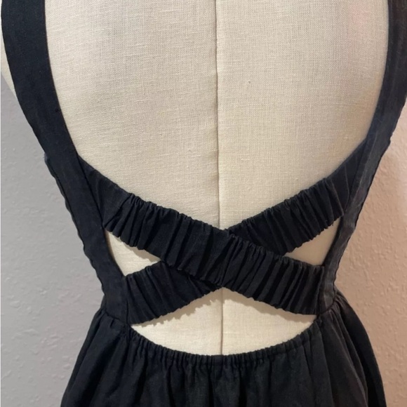 Reformation Frieda Linen Midi Dress - Picture 2 of 9